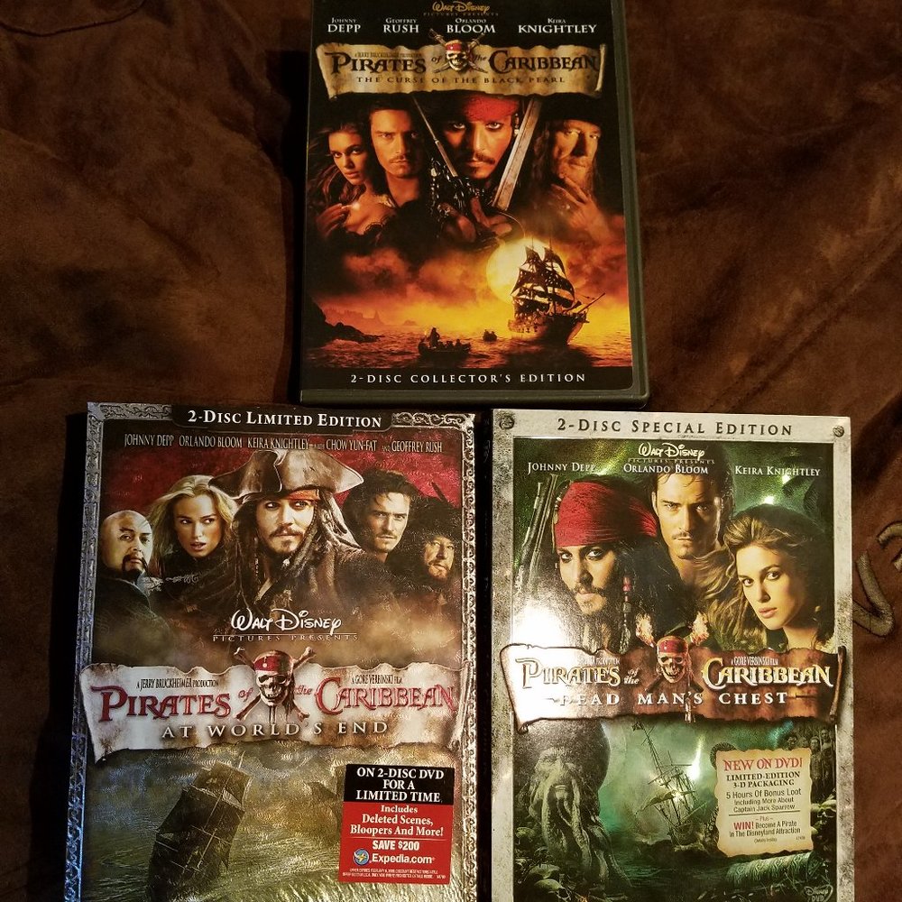 Pirates of the Caribbean DVD Bundle
